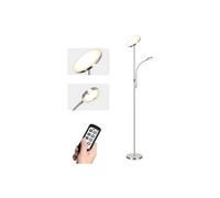 Lampadaire sur Pied Salon LED Dimmable en Continu avec Lampe de Lecture Réglable - Tomons