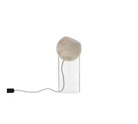 Lampadaire Topan VP14 en acrylique Transparent/Gris Beige