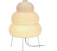Lampadaire trépied blanc, abat-jour moderne en papier de riz pour chambre à coucher, salon, éclairage élégant pour étude et salle à manger, lampe de bureau