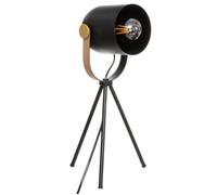 Lampadaire Trépied Design ""Bil"" 45cm Noir