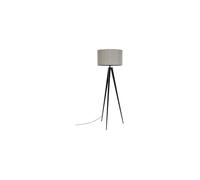 Lampadaire trépied en métal noir, E27, interrupteur sur cordon - Zuiver, Reader - 50x50x157 cm