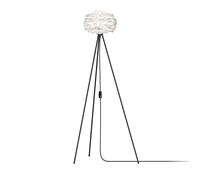 Lampadaire Trépied Eos Mini Blanc avec Pieds Noir
