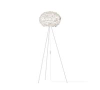 Lampadaire Trépied Eos, Modèle Moyen , Blanc , avec Pieds Blanc