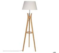 Lampadaire trépied ""Kalo"" bambou H156cm - Atmosphera Créateur d'intérieur