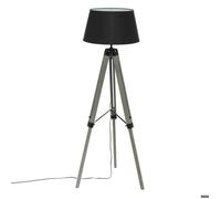 Atmosphera - Lampadaire trépied Runo - bois et noir H145 cm