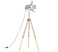 Lampadaire Tripod vidaXL - Bois de Manguier