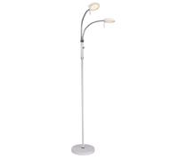 Lampadaire Vegas à 2 Bras, Blanc