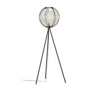 Lampadaire WAVERTON E27 1X40W en acier noir D400mm