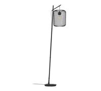 Lampadaire WRINGTON E27 1X60W en acier noir 635x300x1940mm