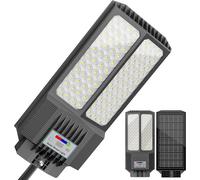 Lampadaires solaires d'extérieur, étanches, robustes, avec allumage automatique à la tombée de la nuit, alimentés à l'énergie solaire, éclairage pour parkings, détecteur de mouvement, éclairage extéri