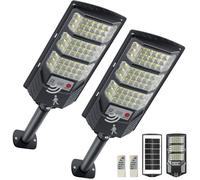 Lampadaires Solaires Extérieurs, Lumière Solaire Extérieure 8500K, Éclairage Inondé Led Étanche À L’Eau De Crépuscule À L’Aub[L321]