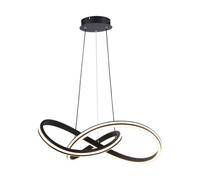 Lampadario LED À Suspension Moderne 40W Noir V-TAC VT-7983 T]