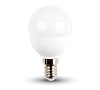 Lampadina a LED classica a sfera 230V E14 6 W Luce Bianca Fredda VT1880