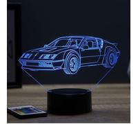 Lampe 3D Alpine Renault A310 6 cylindres - LED - Idée Cadeau - Fabriquée en France