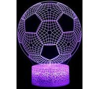Lampe 3D Football Enfants Night 7 LED couleurs changeantes Table Bureau Décoration_onaeatza136 G