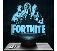 Lampe 3d _ Fortnite Black Knight - Raptor - Red Knight - Jouet, Figurine, Cadeau Fortnite -Veilleuse Led Tactile TOP