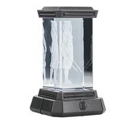Lampe 3D Holographique Cristal Ahsoka Tano - Officiellement Licenciée, Lampe LED Collectible Mandalorian, Cadeau & Accessoires de Bureau Star Wars Disney