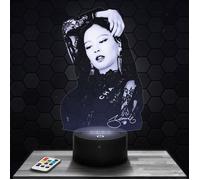 Lampe 3d _ Jennie Black Pink Kpop - Accessoire, Merch, Cadeau Jennie Black Pink Kpop - Veilleuse Led Tactile avec socle au choix
