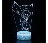 Lampe 3D Tactile RGB Veilleuses Enfant MY924 One Punch Man avec Telecommande G