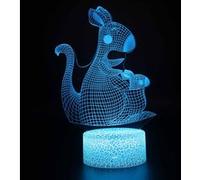 Lampe 3D Tactile Veilleuses Enfant 7 Couleurs avec Telecommande - Animal #522 G