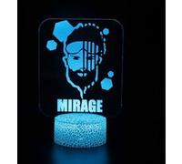 Lampe 3D Tactile Veilleuses Enfant 7 Couleurs avec Telecommande - APEX #793 G