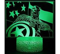 Lampe 3D Tactile Veilleuses Enfant 7 Couleurs avec Telecommande - Avengers #1461 G
