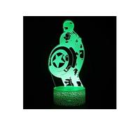 Lampe 3D Tactile Veilleuses Enfant 7 Couleurs avec Telecommande - Avengers #1652