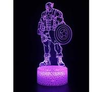Lampe 3D Tactile Veilleuses Enfant 7 Couleurs avec Telecommande - Avengers #218 G