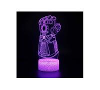 Lampe 3D Tactile Veilleuses Enfant 7 Couleurs avec Telecommande - Avengers #769