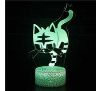 Lampe 3D Tactile Veilleuses Enfant 7 Couleurs avec Telecommande - Chat #482 G