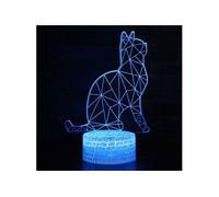 Lampe 3D Tactile Veilleuses Enfant 7 Couleurs avec Telecommande - Chat #483