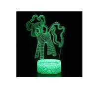Lampe 3D Tactile Veilleuses Enfant 7 Couleurs avec Telecommande - Cheval #1077