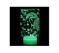 Lampe 3D Tactile Veilleuses Enfant 7 Couleurs avec Telecommande - Cheval #940