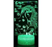 Lampe 3D Tactile Veilleuses Enfant 7 Couleurs avec Telecommande - Cheval #940 G