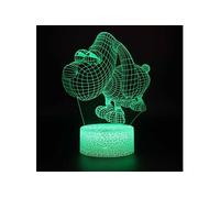 Lampe 3D Tactile Veilleuses Enfant 7 Couleurs avec Telecommande - Chien #512