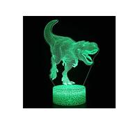 Lampe 3D Tactile Veilleuses Enfant 7 Couleurs avec Telecommande - Dinosaure #1085