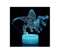Lampe 3D Tactile Veilleuses Enfant 7 Couleurs avec Telecommande - Dinosaure #1115