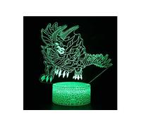 Lampe 3D Tactile Veilleuses Enfant 7 Couleurs avec Telecommande - Dinosaure #1118