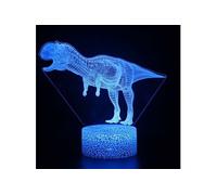 Lampe 3D Tactile Veilleuses Enfant 7 Couleurs avec Telecommande - Dinosaure #1173