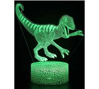 Lampe 3D Tactile Veilleuses Enfant 7 Couleurs avec Telecommande - Dinosaure #1240 G