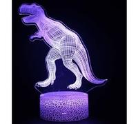 Lampe 3D Tactile Veilleuses Enfant 7 Couleurs avec Telecommande - Dinosaure #1601 G