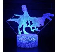Lampe 3D Tactile Veilleuses Enfant 7 Couleurs avec Telecommande - Dinosaure #52 G