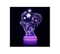 Lampe 3D Tactile Veilleuses Enfant 7 Couleurs avec Telecommande - Frozen #979