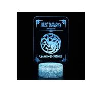 Lampe 3D Tactile Veilleuses Enfant 7 Couleurs avec Telecommande - Game of Thrones #985