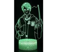 Lampe 3D Tactile Veilleuses Enfant 7 Couleurs avec Telecommande - Harry potter #1149 Noir G