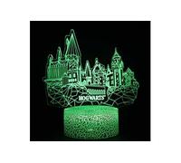Lampe 3D Tactile Veilleuses Enfant 7 Couleurs avec Telecommande - Harry potter #1582