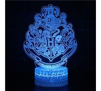 Lampe 3D Tactile Veilleuses Enfant 7 Couleurs avec Telecommande - Harry potter #248 G