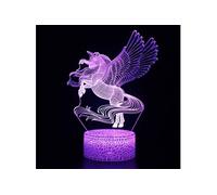 Lampe 3D Tactile Veilleuses Enfant 7 Couleurs avec Telecommande - Licorne #1119