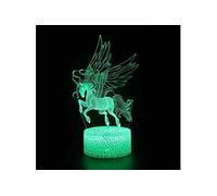 Lampe 3D Tactile Veilleuses Enfant 7 Couleurs avec Telecommande - Licorne #60