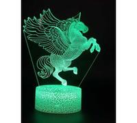 Lampe 3D Tactile Veilleuses Enfant 7 Couleurs avec Telecommande - Licorne #63 G